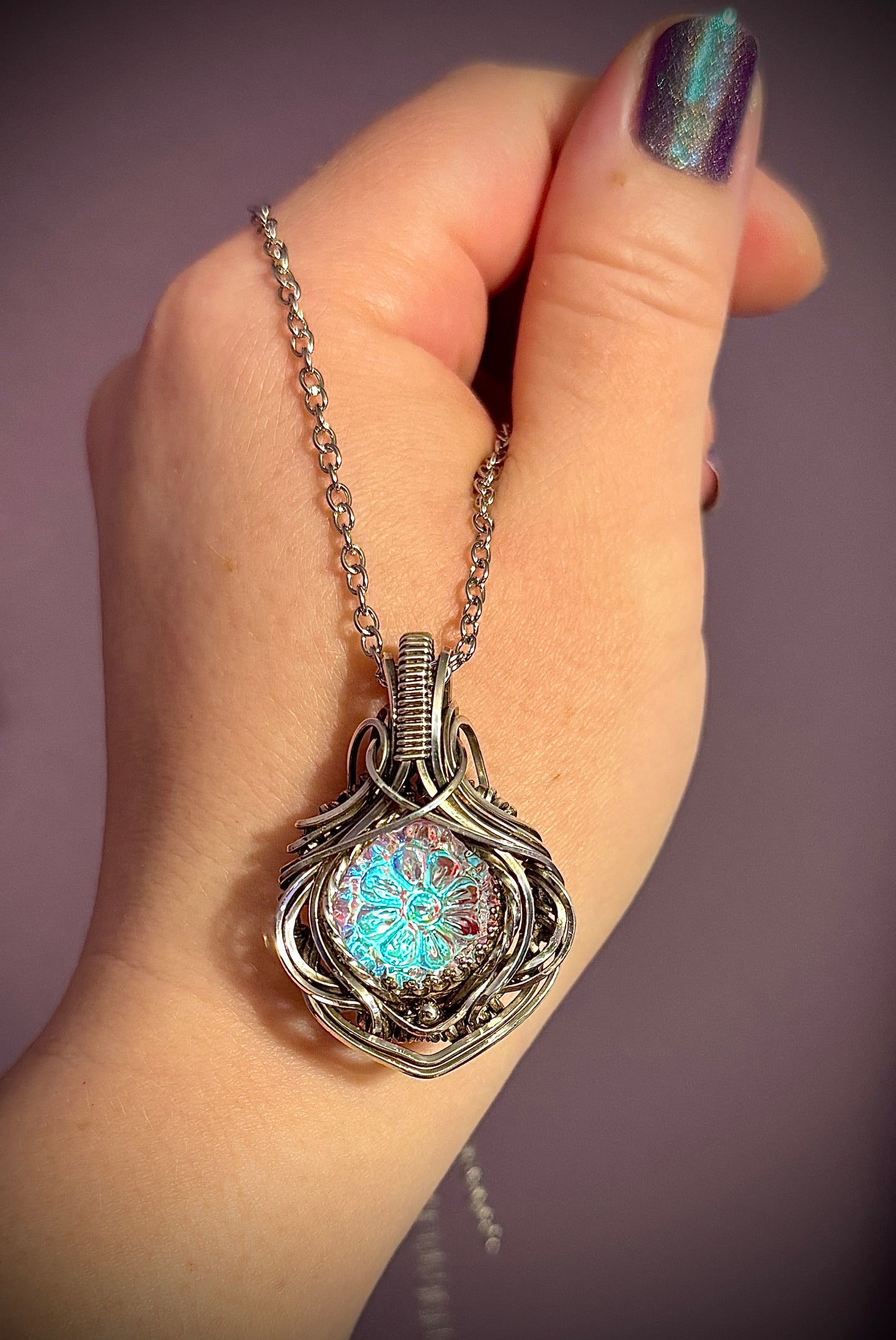 Aura Quartz sphere