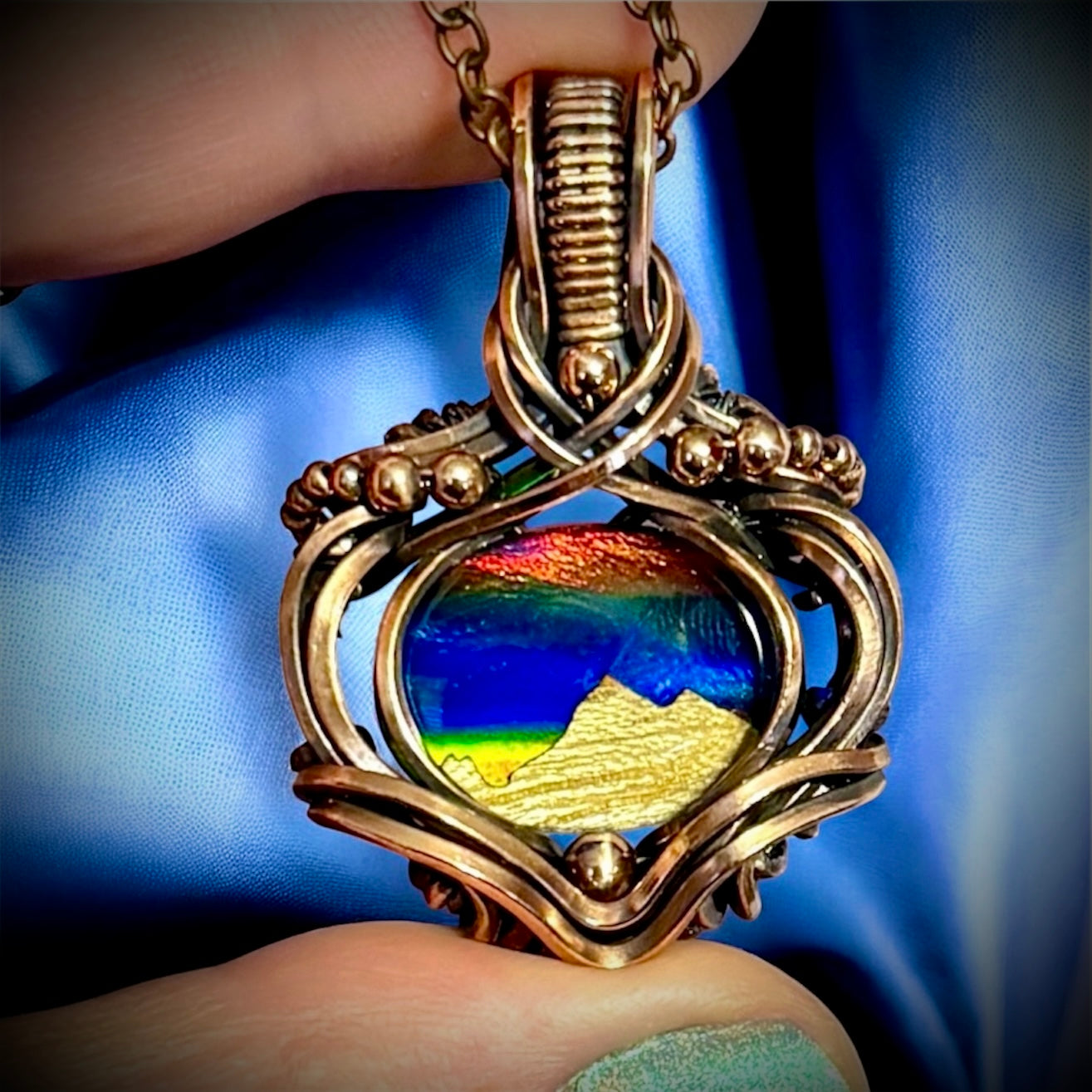 Aurora Opal wood inlay