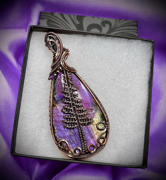 Labradorite pine tree