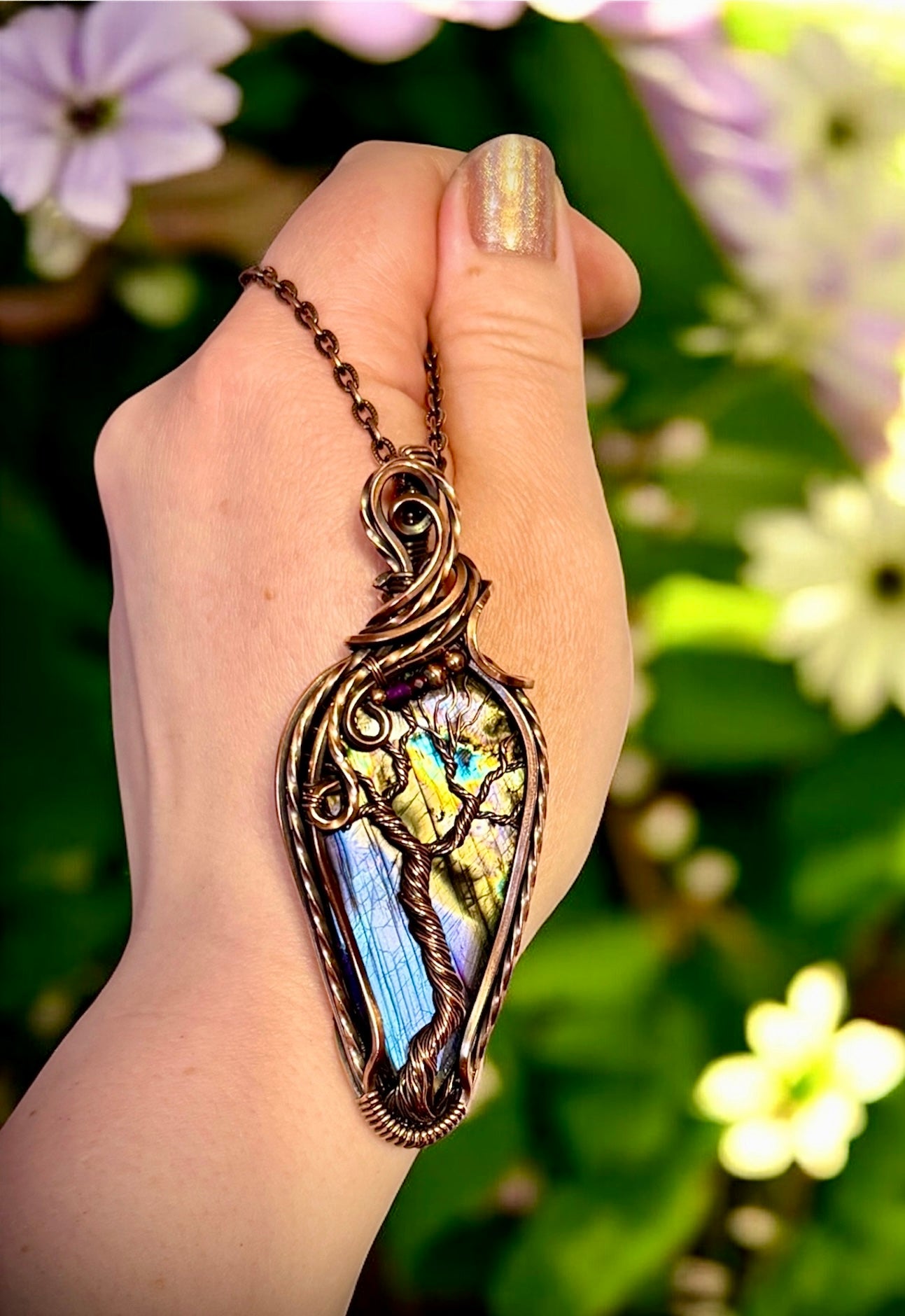 Labradorite tree of life