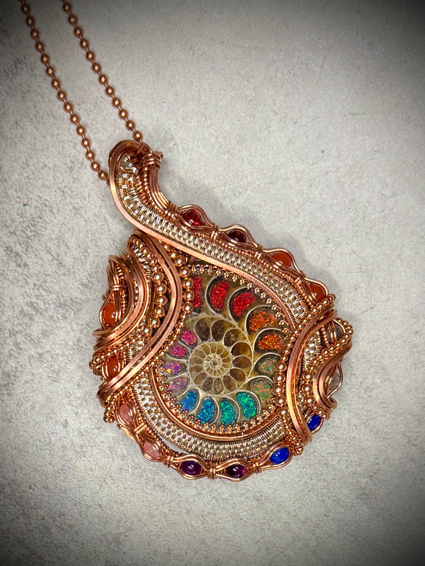 Ammonite Inlay