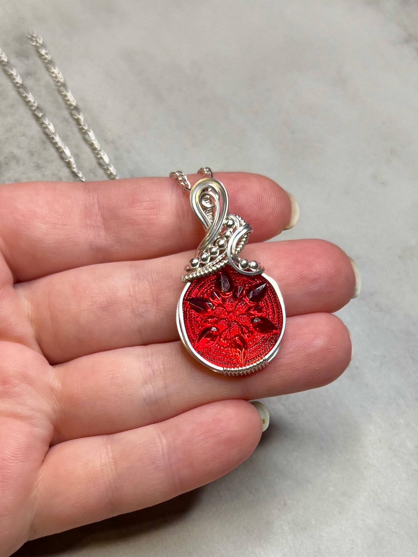 Winter Glass pendant