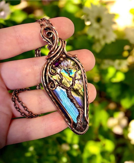 Labradorite tree of life