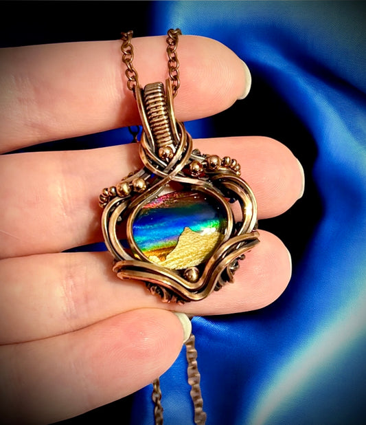 Aurora Opal wood inlay