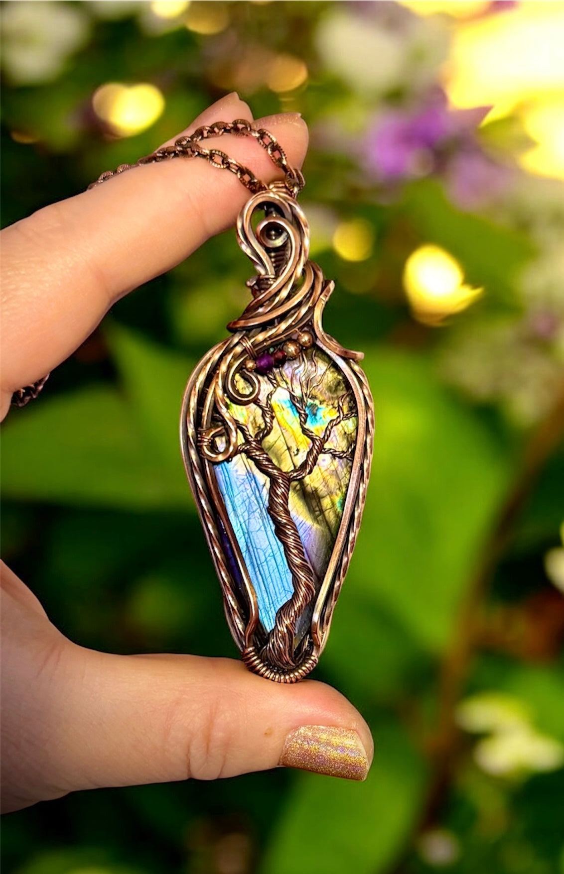 Labradorite tree of life