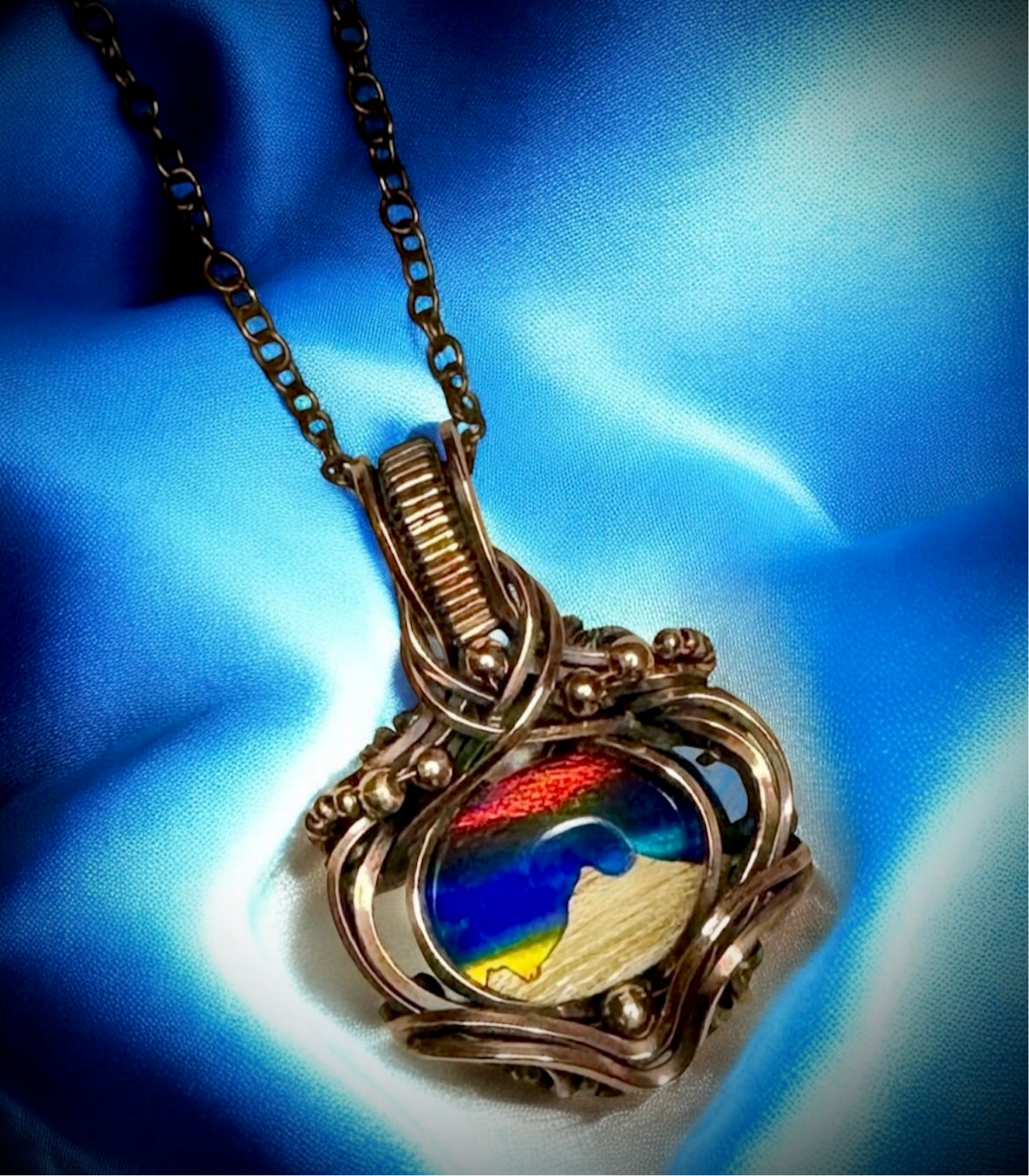 Aurora Opal wood inlay
