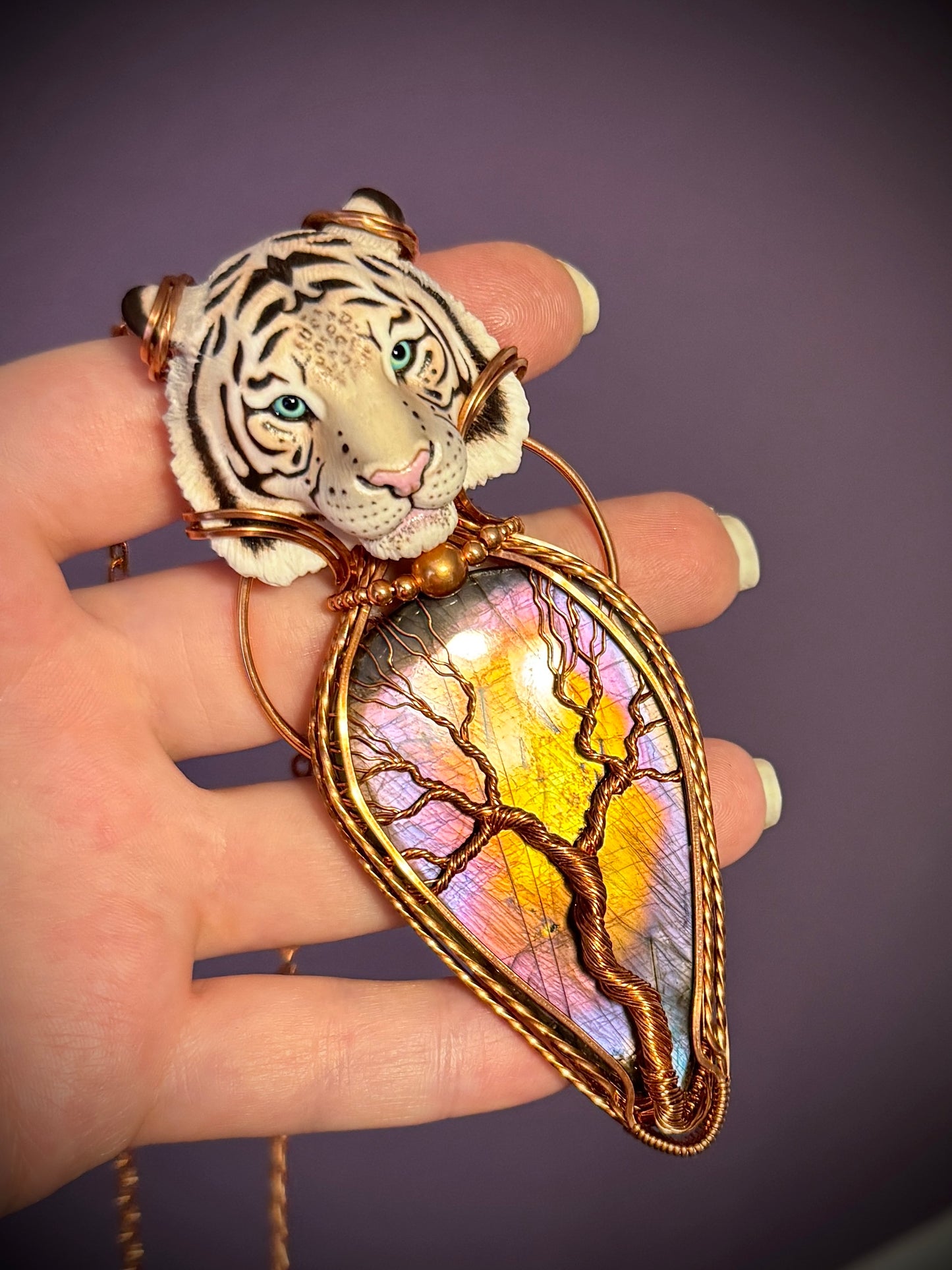 Tiger and Labradorite