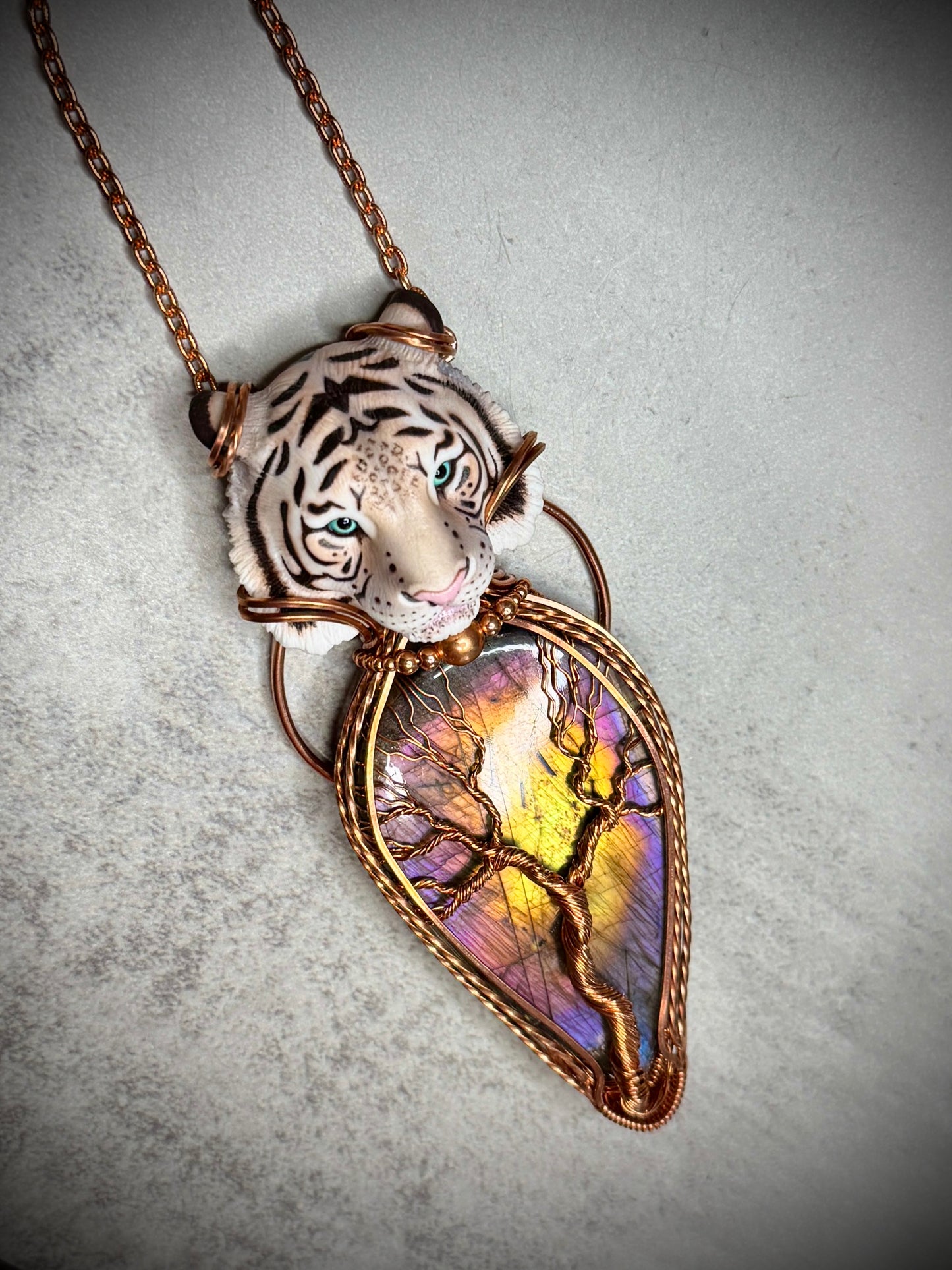 Tiger and Labradorite