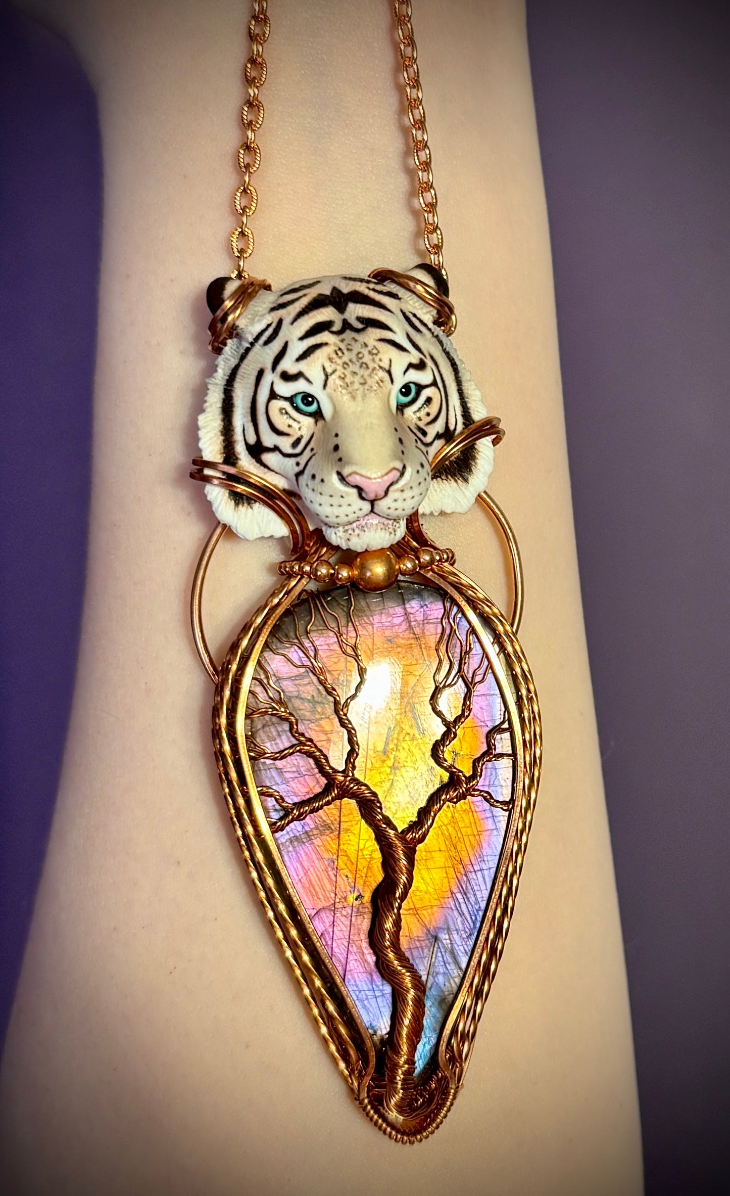 Tiger and Labradorite