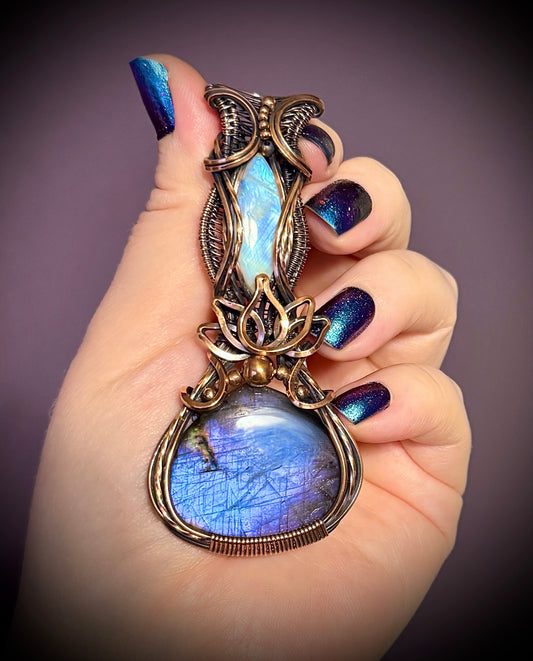 Labradorite and Moonstone