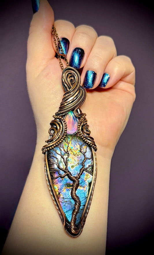 Labradorite tree of life