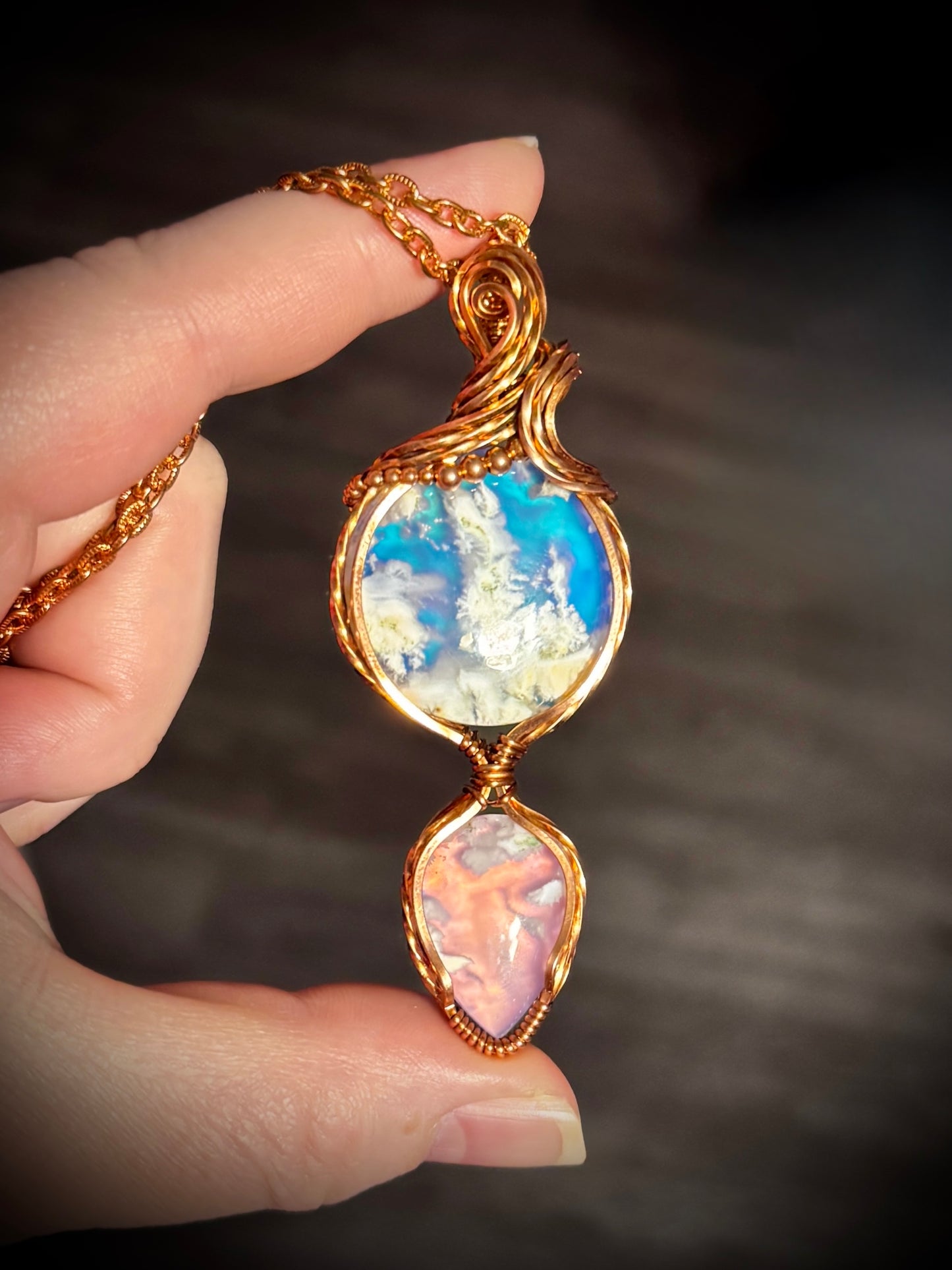 .Plume Agate