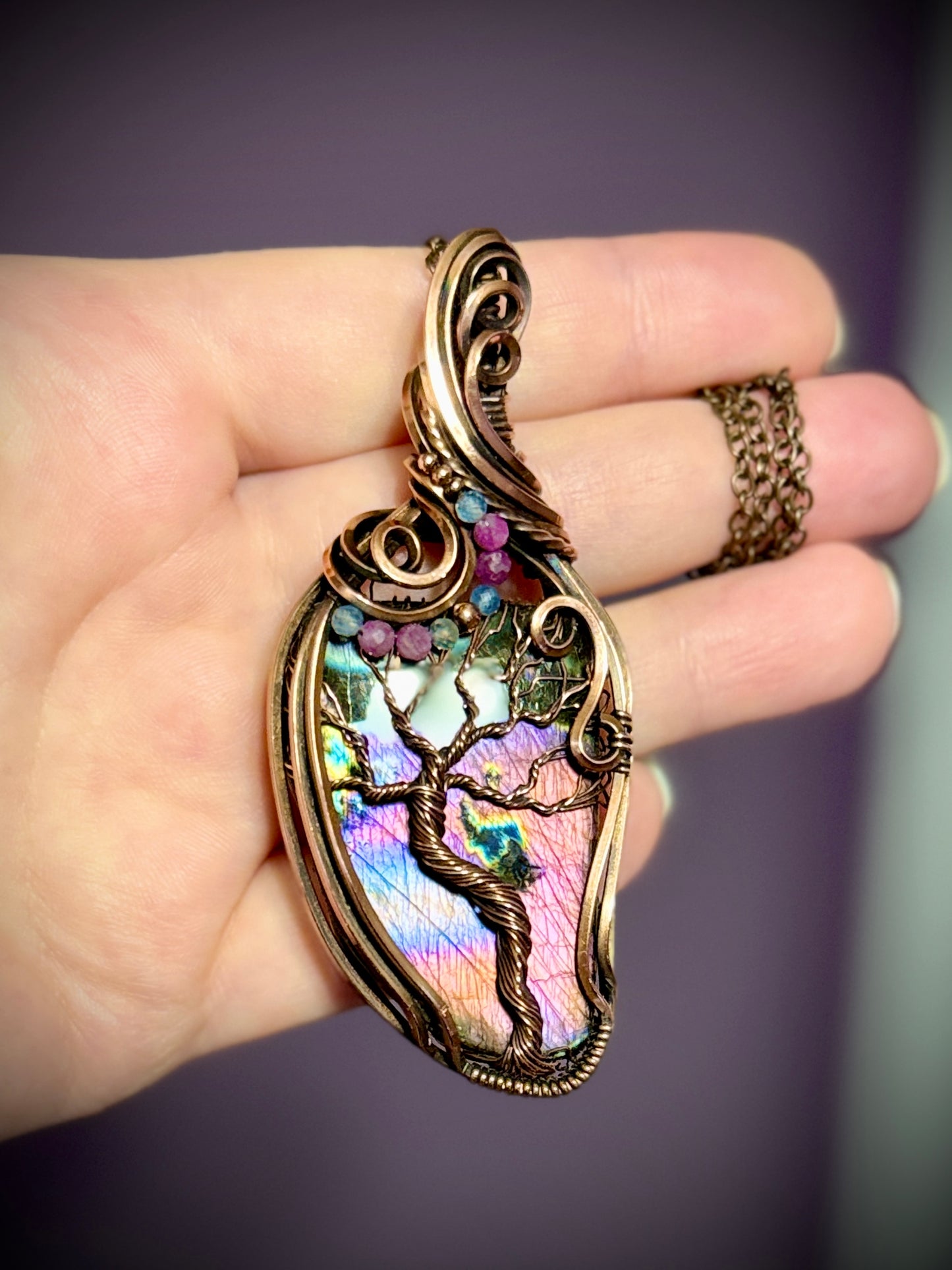 Labradorite pendant