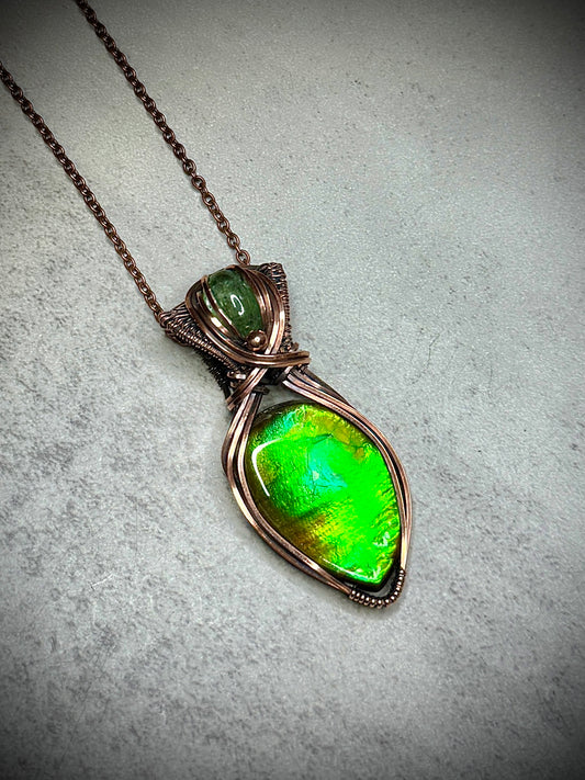 Ammolite and Kyanite