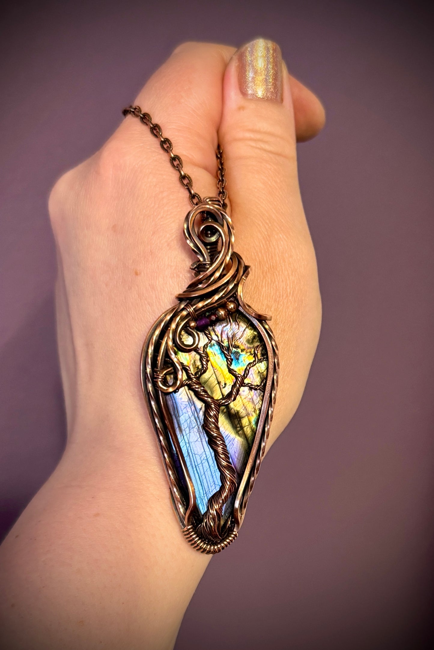 .Labradorite tree of life