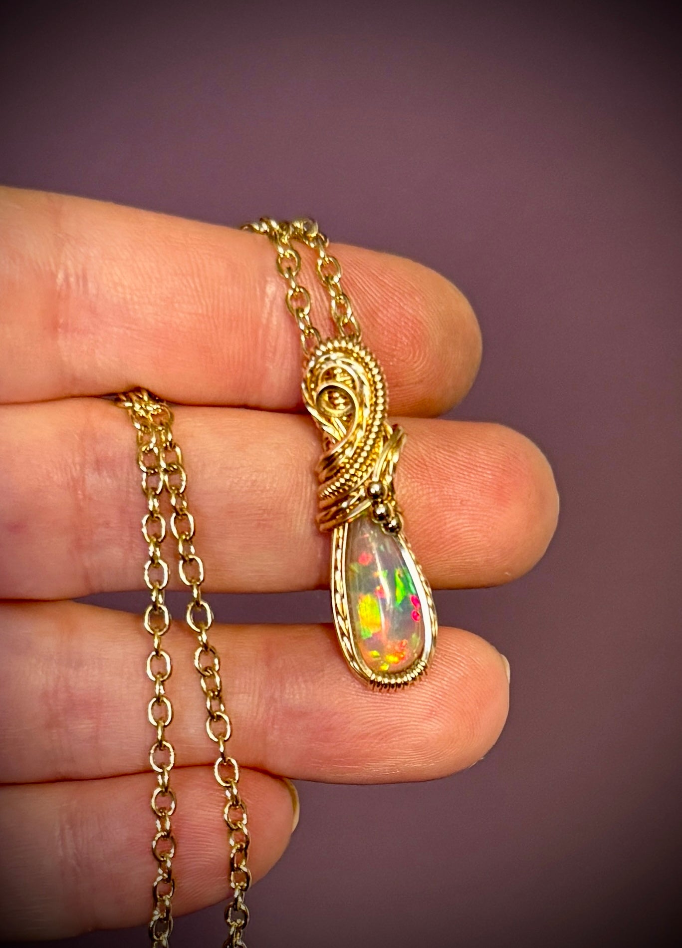.Opal in Gold