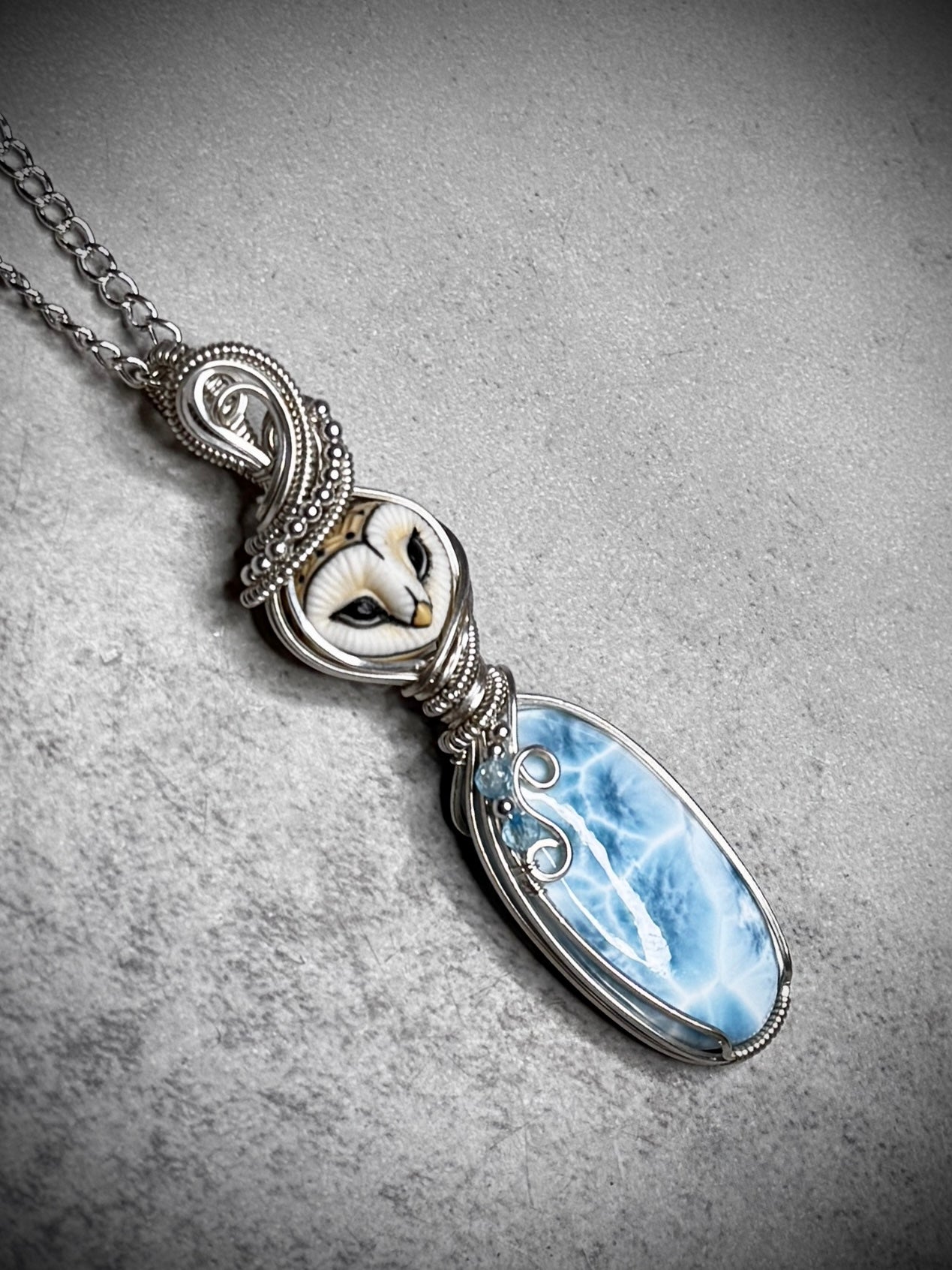 .Owl and Larimar