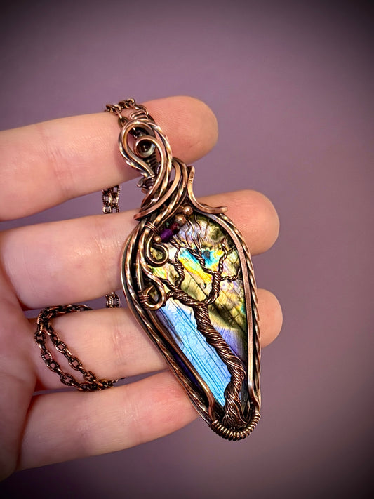 .Labradorite tree of life