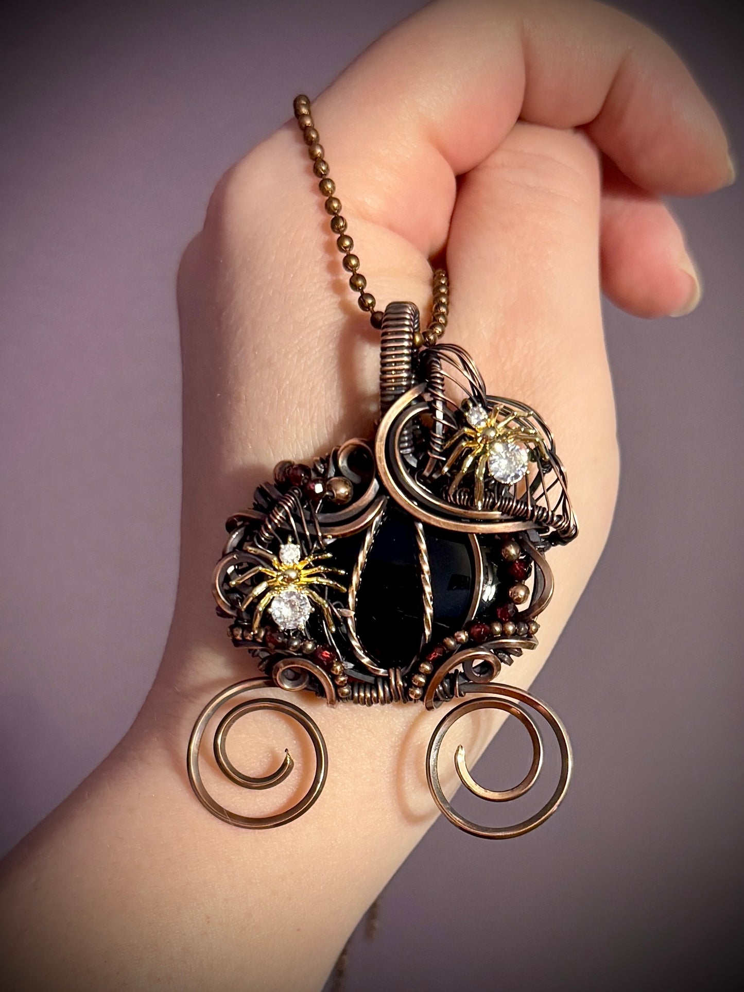 Spider pumpkin carriage