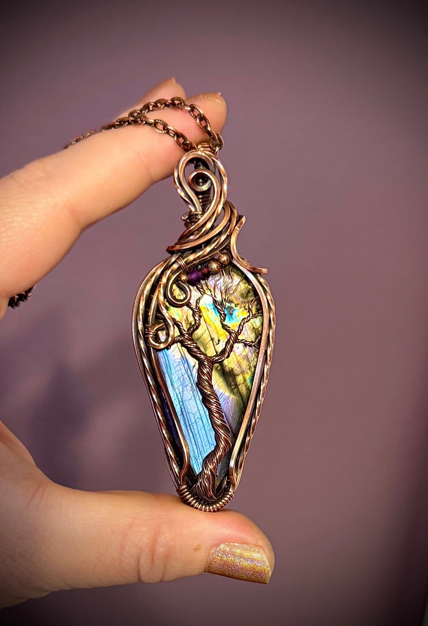 .Labradorite tree of life