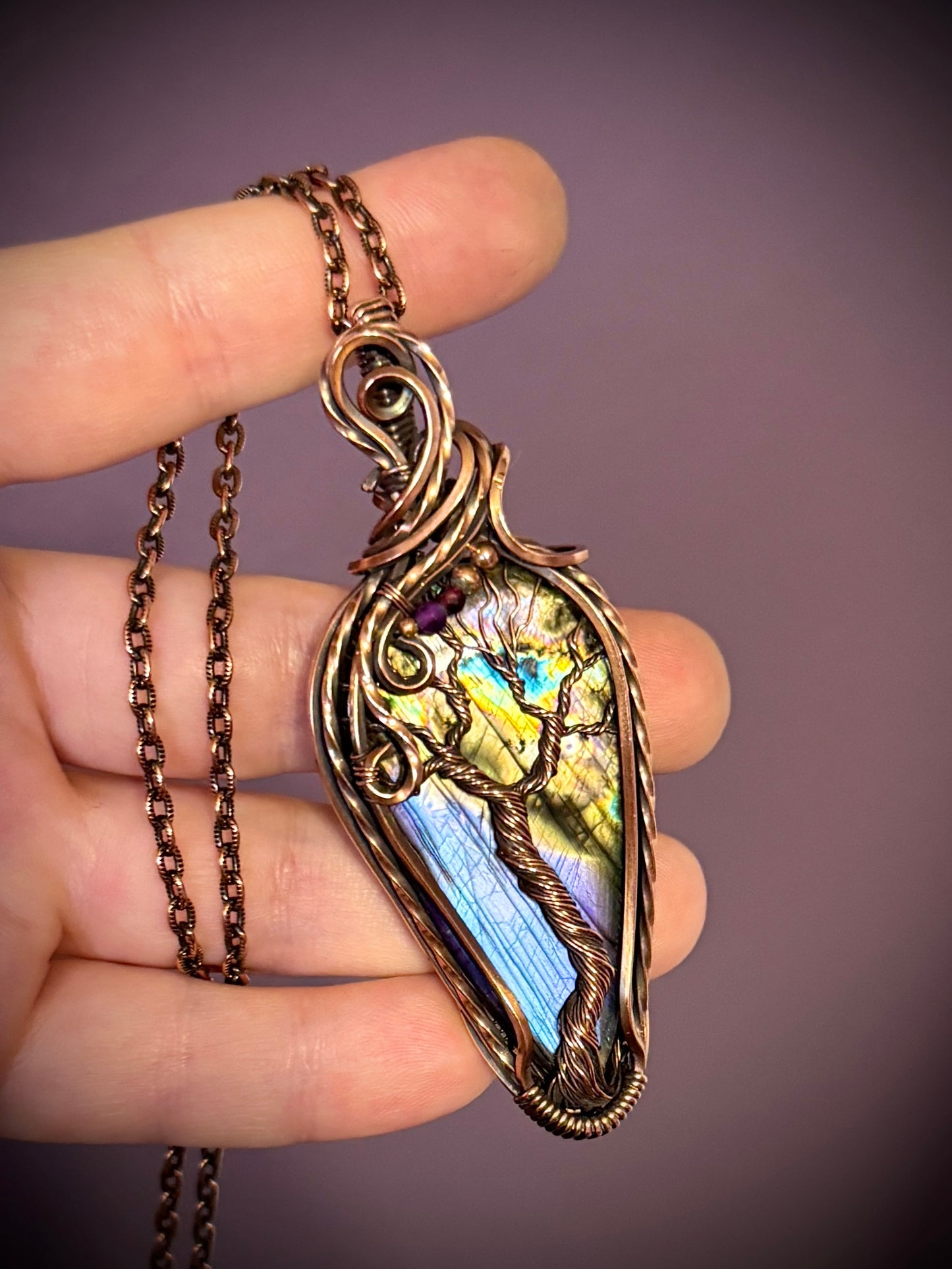 .Labradorite tree of life