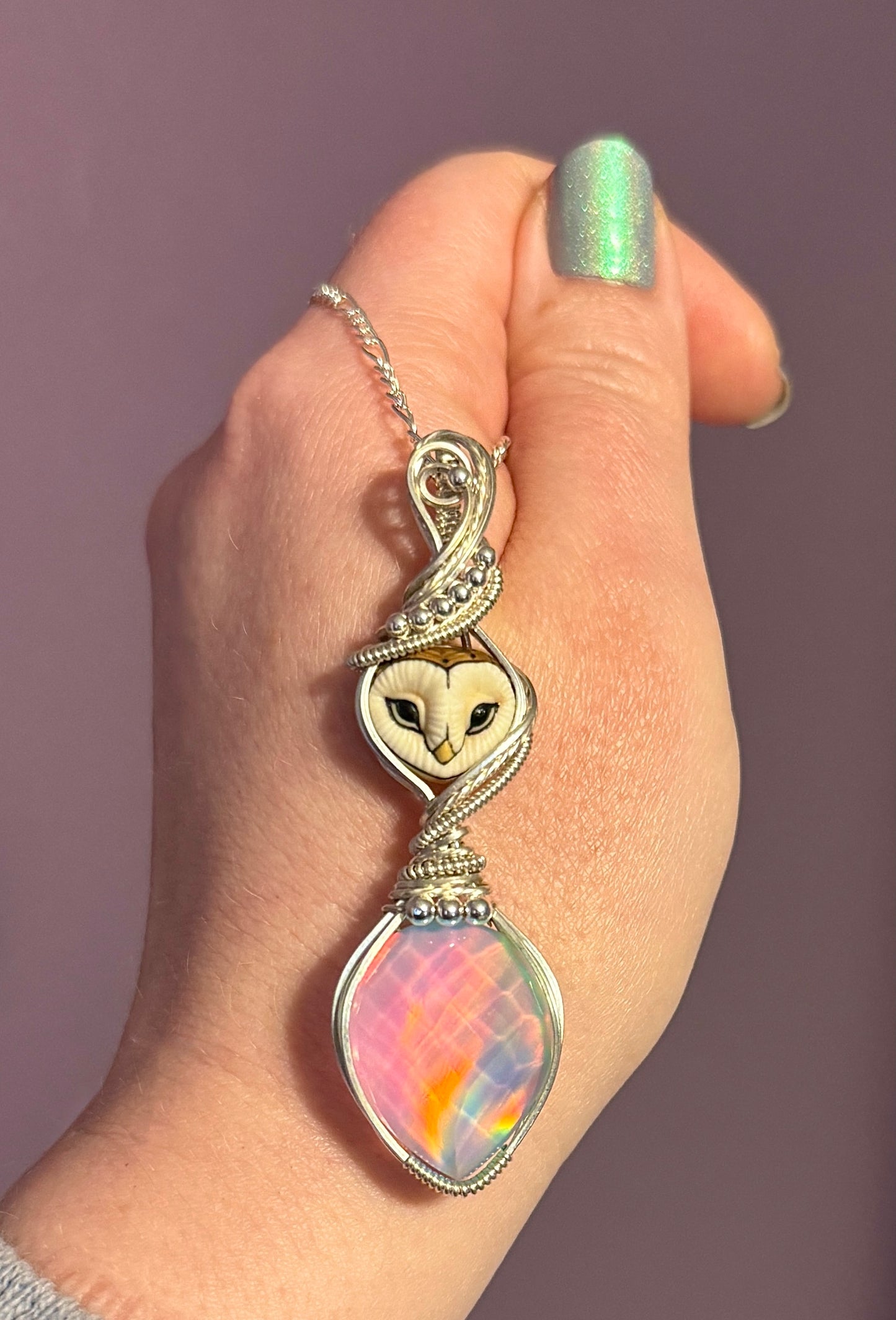 Aurora Opal and Owl